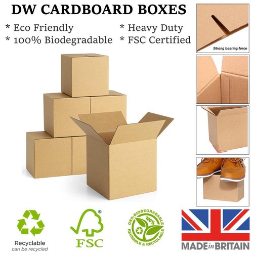 Cardboard boxes double - cardboard, wall