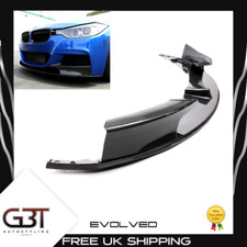 FOR BMW F30 F31 3 SERIES M SPORT 2012-18 FRONT LIP SPOILER SPLITTER CARBON LOOK