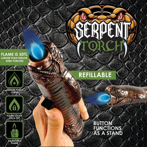 Refillable butane serpent - refillable,