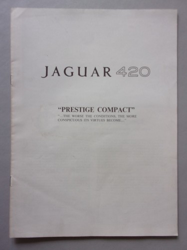 Jaguar 420 saloon - jaguar, uk