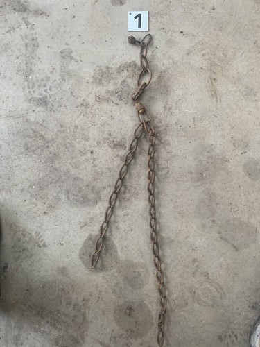 Old cow chains used - cow, rusty