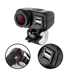 Black Charger Charger Dual USB