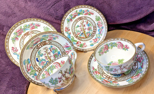 Vintage coalport indian - 2x,
