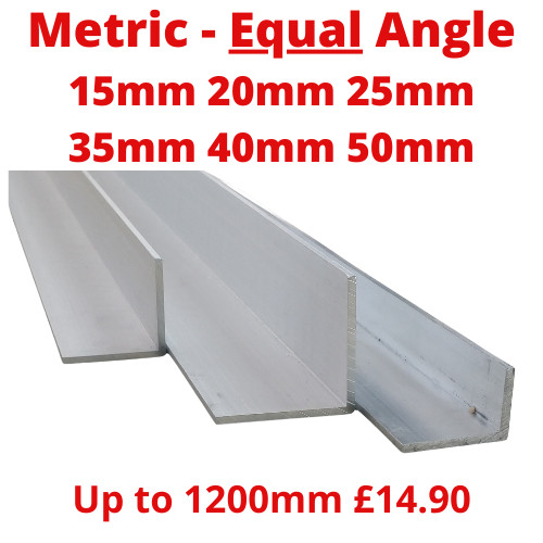 Aluminium angle 15mm 20mm - 15mm,