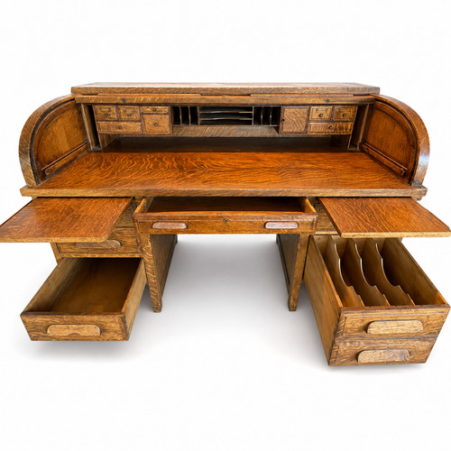 Antique oak roll top - antique,