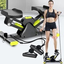 Mini Stepper with Resistance Band, Stair Stepping Fitness Exercise Home Workout