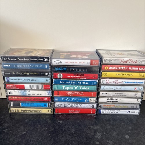 Vintage cassette tapes job lot - vintage,