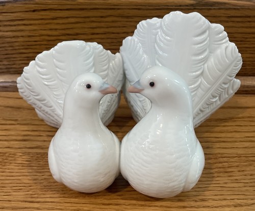Lladro porcelain kissing doves - lladro,