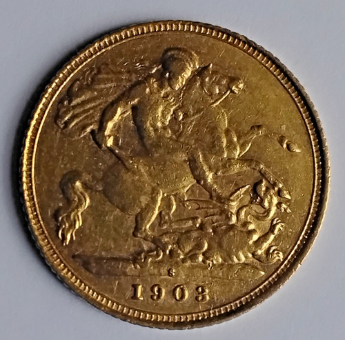 Edward vii 1903 gold - vii,