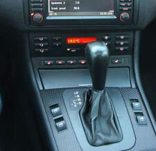 Genuine Leather Gear Shift Boot Gaiter Cover Sleeve fit BMW E46 AUTOMAT 1998 -05