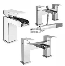 Modern chrome bathroom square - bathroom,