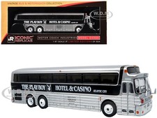 1969 EAGLE MODEL 05 COACH BUS "PLAYBOY CASINO" 1/87 BY ICONIC REPLICAS 87-0560