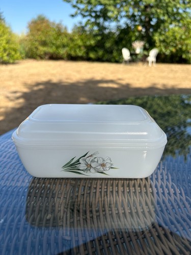 Butterdish vintage arcopal - vintage.,