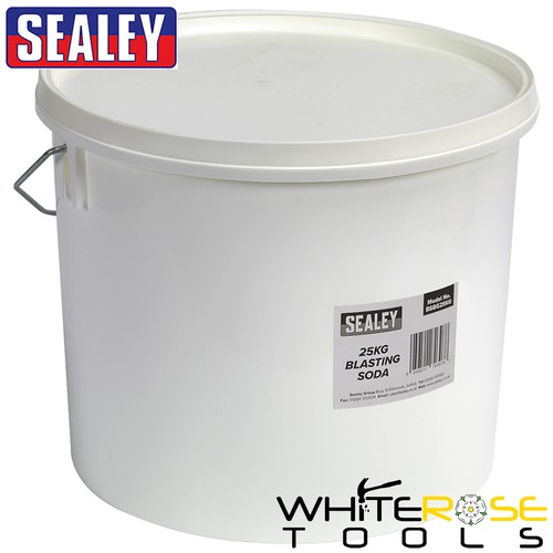 Sealey blasting soda 25kg - sealey, tub