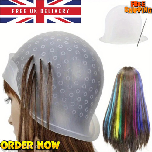 Silicone hair highlighting cap - silicone,