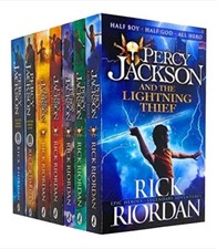Percy Jackson Series 7 Books Collection Set By Rick Riordan Save Greek Gods