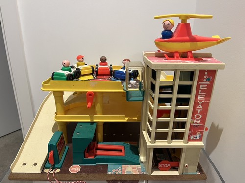Original fisher price car park - original,