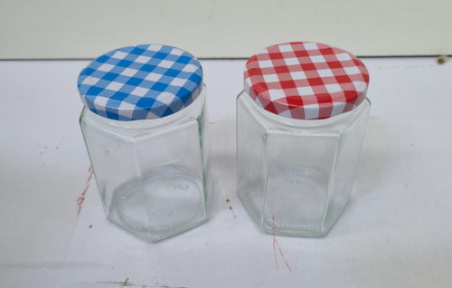 Glass jam jars pack - jam, jars,6