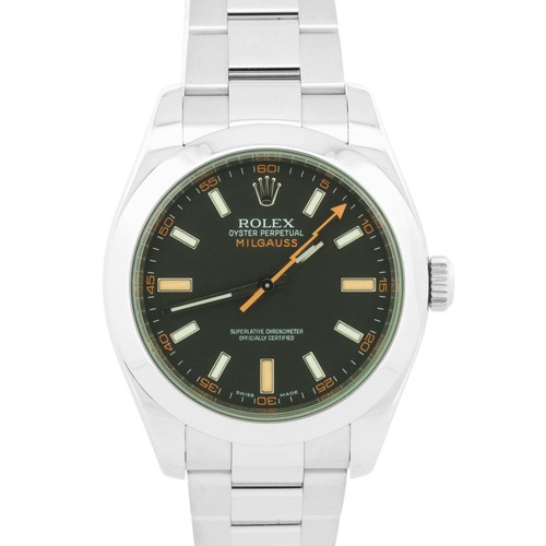 Rolex milgauss black orange - rolex,