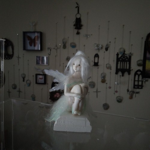 Ooak chalkware fairy - ooak,