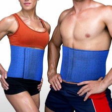Men Women Neoprene Sauna Sweat Belt Waist Trainer Body Shaper Belly Fat Burner