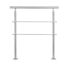 Stainless Steel Stairs Staircase Handrail Banister Rail Outdoor Step Support Kit