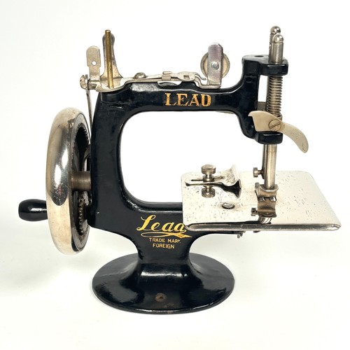 Antique lead sewing - lead, machine
