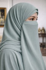 Muslim  Half Niqab Face Veil