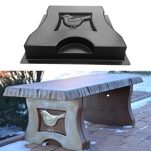 Plastic black diy concrete - black,