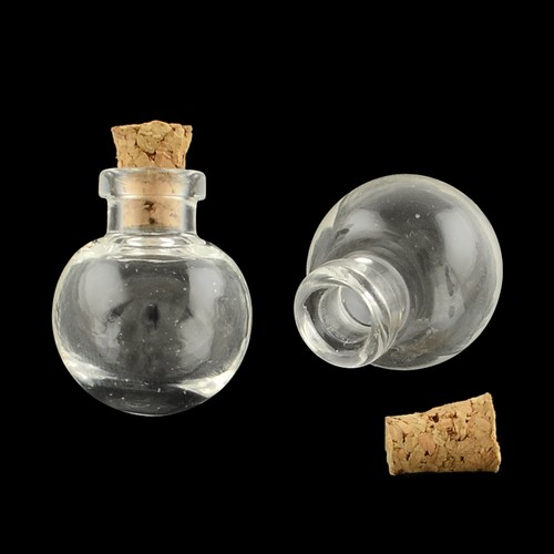 Small glass mini bottles - bottles, vials