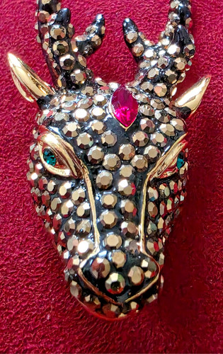 Butler wilson stag head - &,