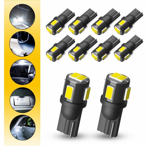 10x t10 led car bulbs - t10,
