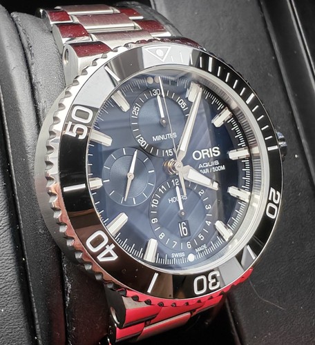 Oris aquis blue dial - oris,