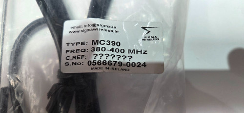 Sigma mc390 uhf gpi - sigma,