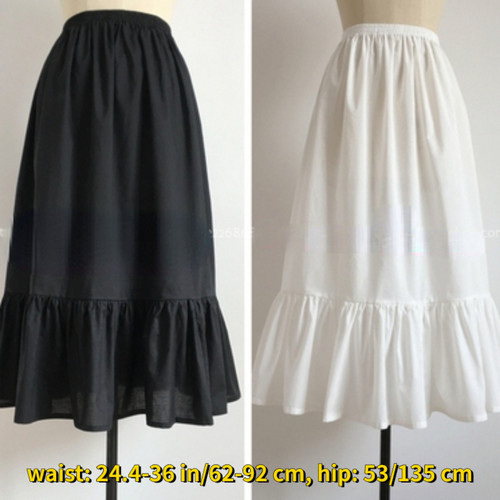 Ladies midi line underskirt - midi, a-line