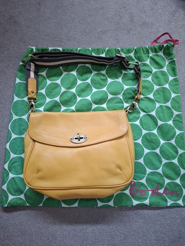 Boden yellow leather - yellow,
