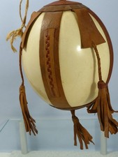 OSTRICH EGG; COVERED IN