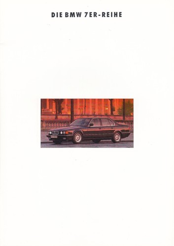 1993 bmw series e32 saloon - e32,