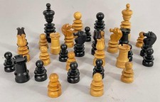 Club Size Antique Chess Set &