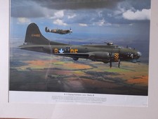 Photograph in a frame of B17