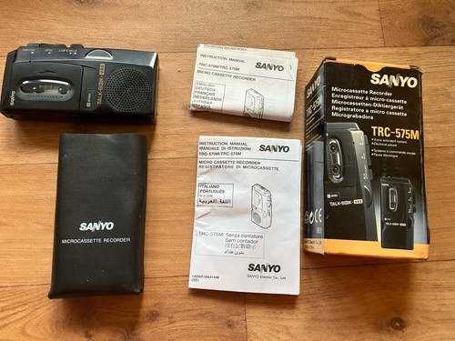 Sanyo microcassette recorder - sanyo,