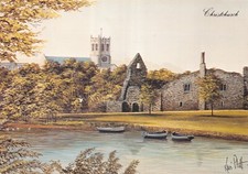 KEVIN PLATT PAINTINGS CHRISTCHURCH TOPOGRAPHICAL POSTCARD UNUSED VERY GOOD MINT