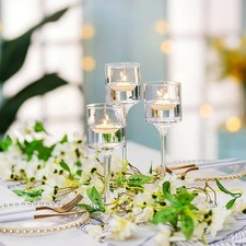 Set of 3 Tall Glass Large