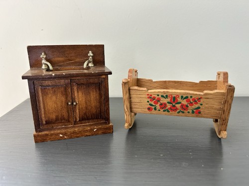 Vintage dolls house furniture - vintage,