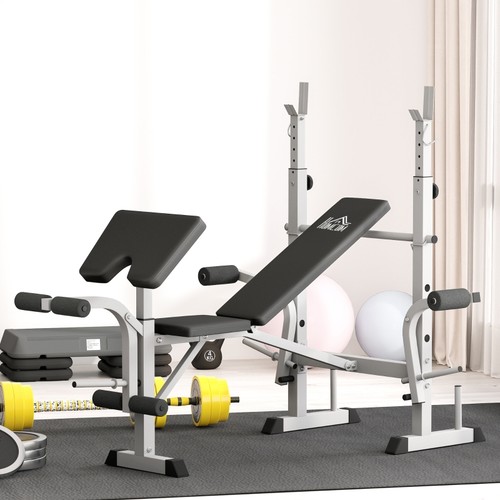 Multipurpose weight bench with - weight,