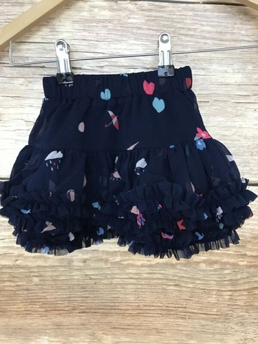 Joules navy layered skirt - skirt, with