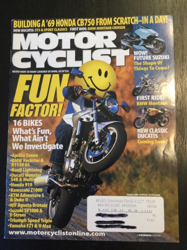 Motorcyclist january 2004 - motorcyclist,