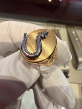 Men's Serpent Ring Yellow Gold