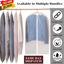 10x Clear Garment Bag Hanging