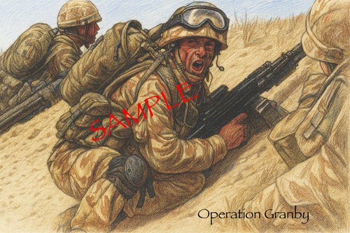 British army 1st gulf war - gulf, op